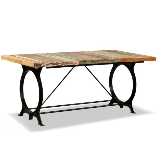 vidaXL Dining Table Solid Reclaimed Wood 70.9" - Image 2