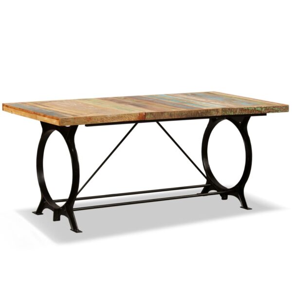 vidaXL Dining Table Solid Reclaimed Wood 70.9" - Image 12