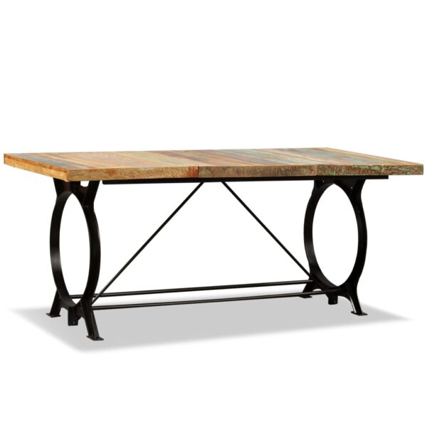 vidaXL Dining Table Solid Reclaimed Wood 70.9" - Image 7