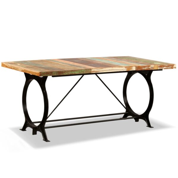 vidaXL Dining Table Solid Reclaimed Wood 70.9" - Image 8