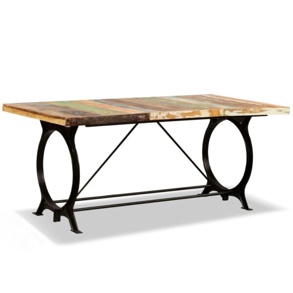 vidaXL Dining Table Solid Reclaimed Wood 70.9" - Image 10