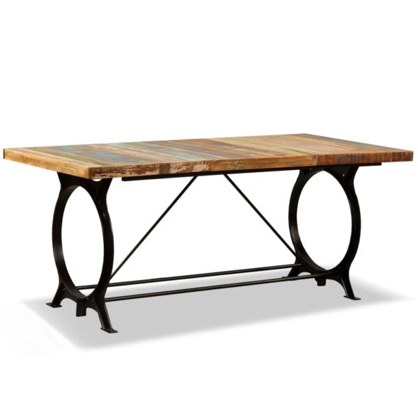 vidaXL Dining Table Solid Reclaimed Wood 70.9" - Image 11