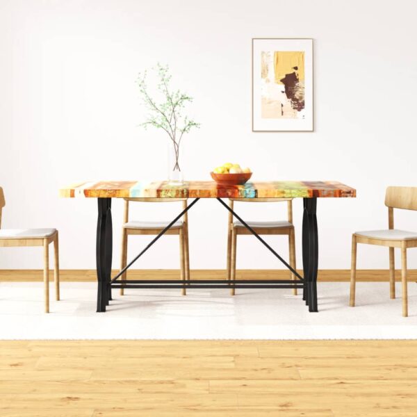 vidaXL Dining Table Solid Reclaimed Wood 70.9"