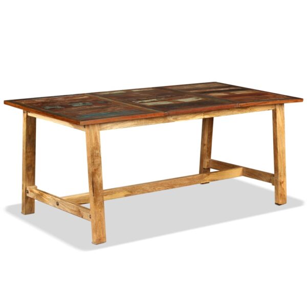 vidaXL Dining Table Solid Reclaimed Wood 70.9" - Image 8