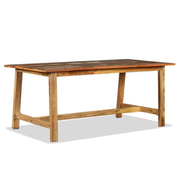 vidaXL Dining Table Solid Reclaimed Wood 70.9" - Image 9