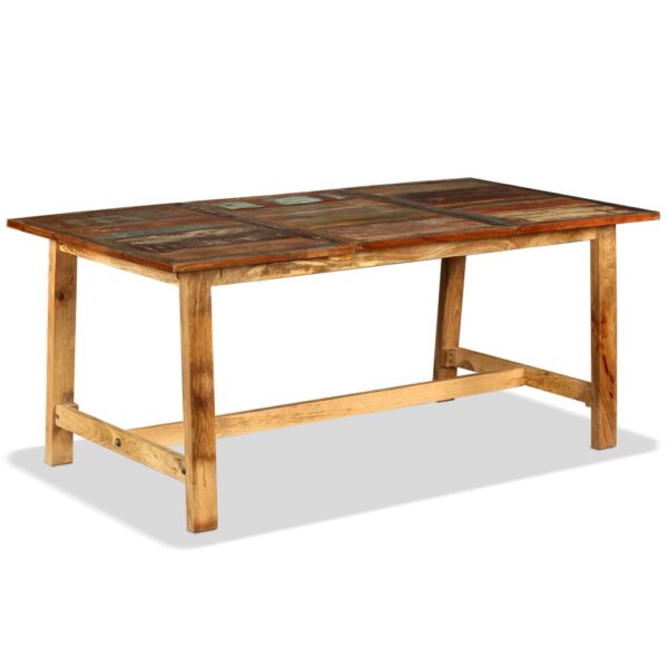 vidaXL Dining Table Solid Reclaimed Wood 70.9" - Image 10