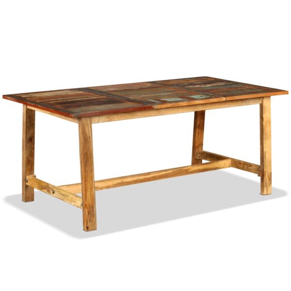 vidaXL Dining Table Solid Reclaimed Wood 70.9" - Image 11