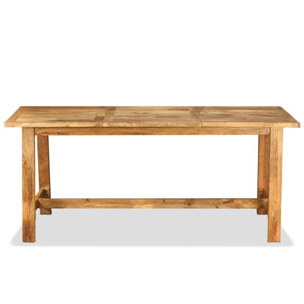 vidaXL Dining Table Solid Mango Wood 70.9" - Image 3