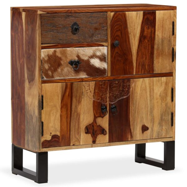 vidaXL Sideboard Solid Sheesham Wood 27.6"x11.8"x31.5" - Image 10