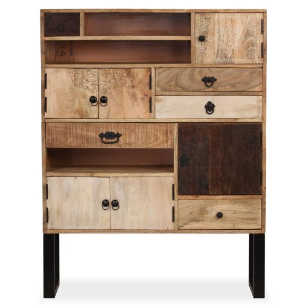 vidaXL Sideboard Solid Mango Wood 39.4"x11.8"x51.2" - Image 2