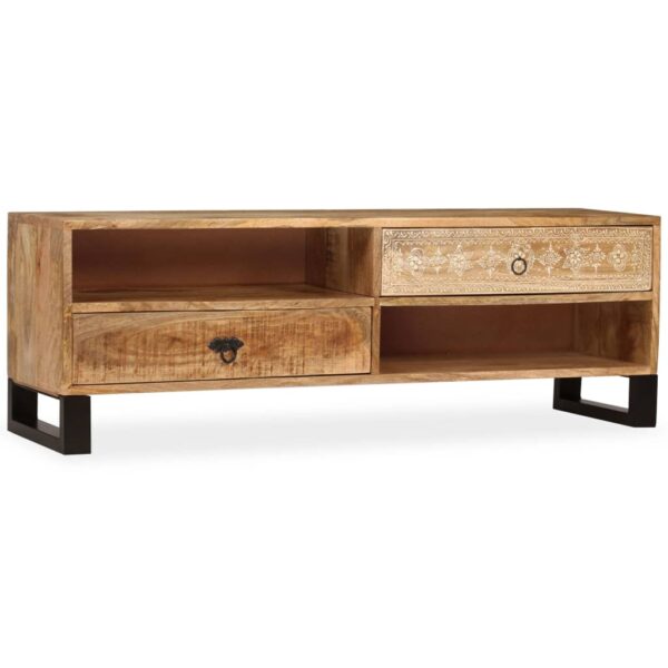 vidaXL TV Stand Solid Wood Mango 47.2"x11.8"x15.7"