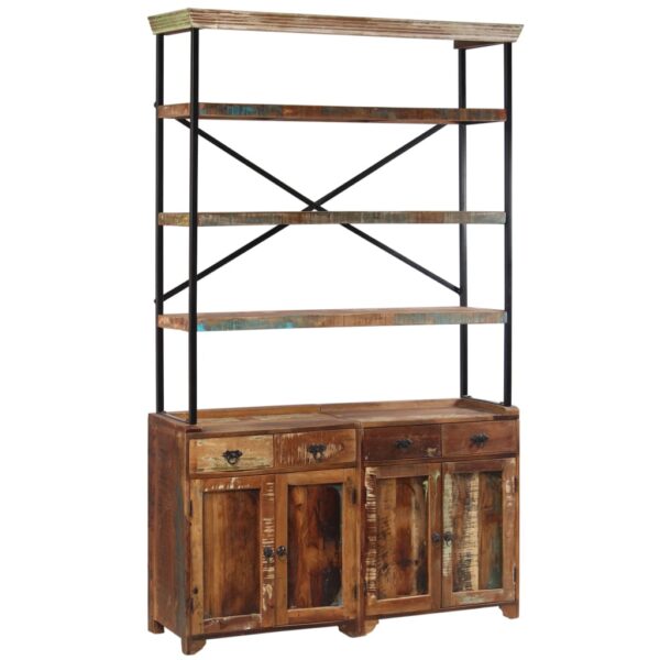 vidaXL Sideboard with Shelves Solid Reclaimed Wood 47.2"x13.8"x78.7"