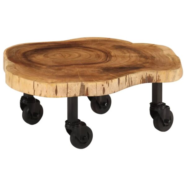 vidaXL Coffee Table Solid Wood Acacia 23.6"x21.7"x9.8"