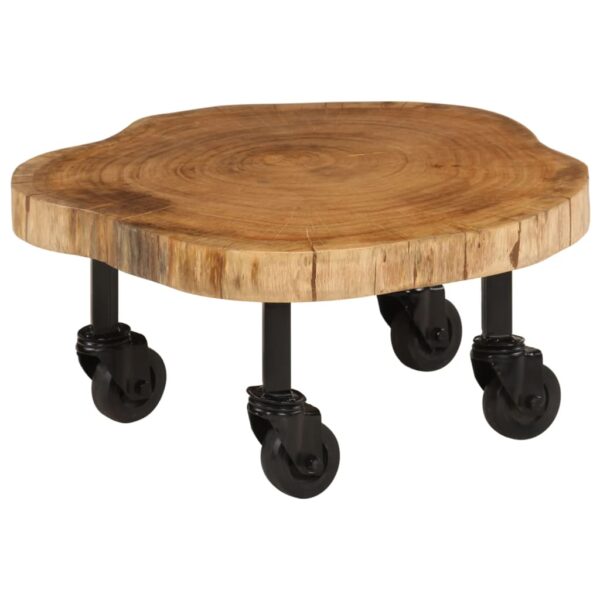 vidaXL Coffee Table Solid Wood Acacia 23.6"x21.7"x9.8" - Image 8