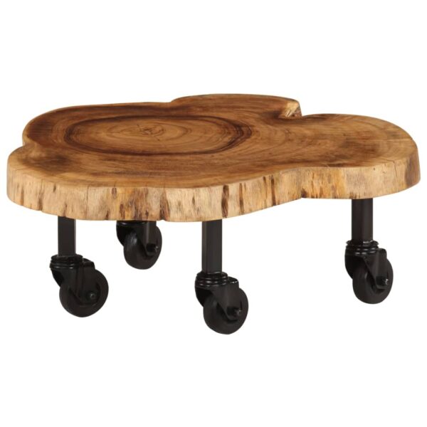 vidaXL Coffee Table Solid Wood Acacia 23.6"x21.7"x9.8" - Image 10