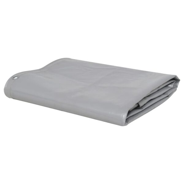 vidaXL Tarpaulin 2.1 oz/ftÂ² 13.1'x13.1' Gray