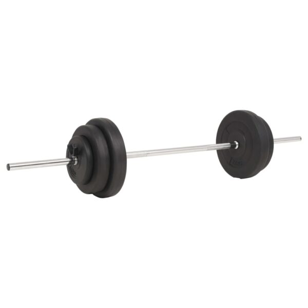 vidaXL Barbell Set 66.1 lb - Image 2