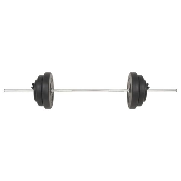 vidaXL Barbell Set 66.1 lb - Image 3