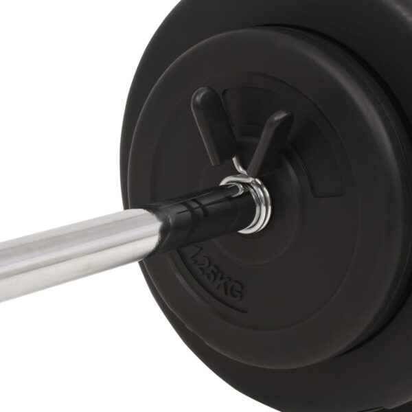 vidaXL Barbell Set 66.1 lb - Image 4