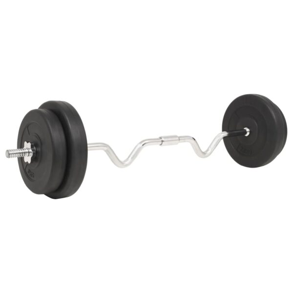 vidaXL Barbell Set 66.1 lb - Image 3