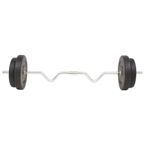 vidaXL Barbell Set 66.1 lb - Image 4