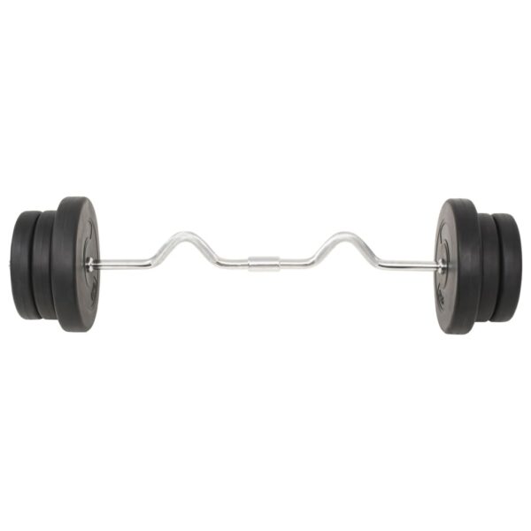 vidaXL Barbell and Dumbbell Set 132.3 lb - Image 8