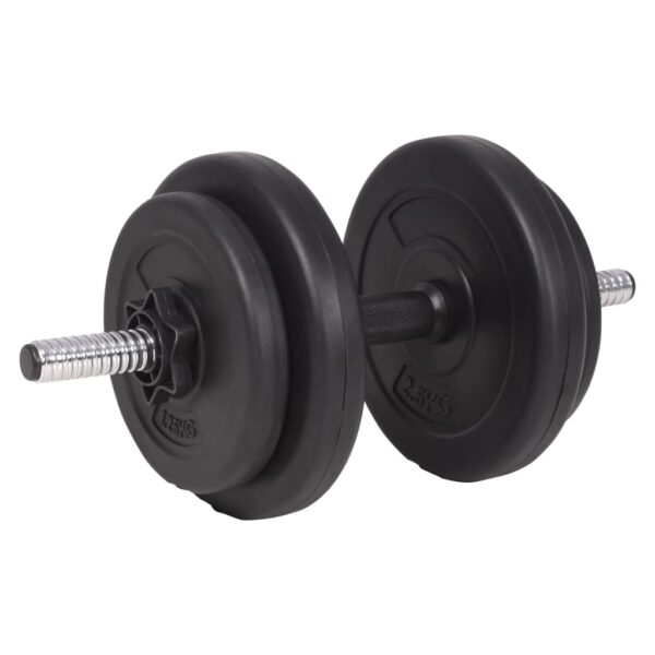 vidaXL Barbell and Dumbbell Set 198.4 lb - Image 9