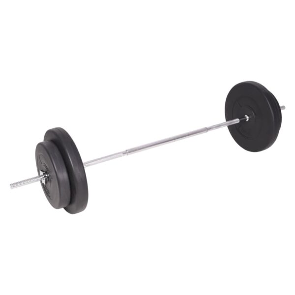 vidaXL Barbell and Dumbbell Set 198.4 lb - Image 6