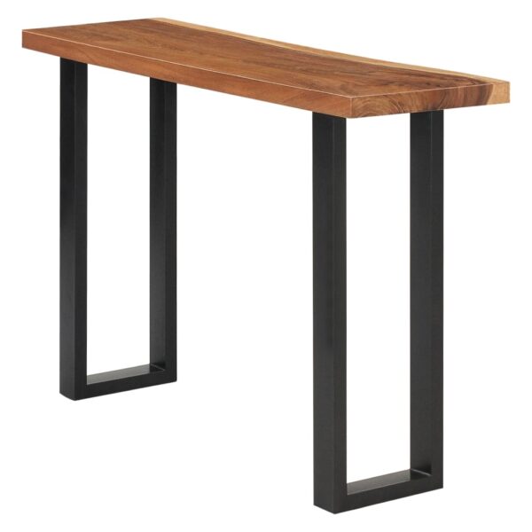 vidaXL Console Table Solid Suar Wood 43.3"x13.8"x29.5"