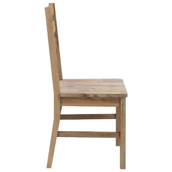 vidaXL Dining Chairs 2 pcs Solid Acacia Wood - Image 5