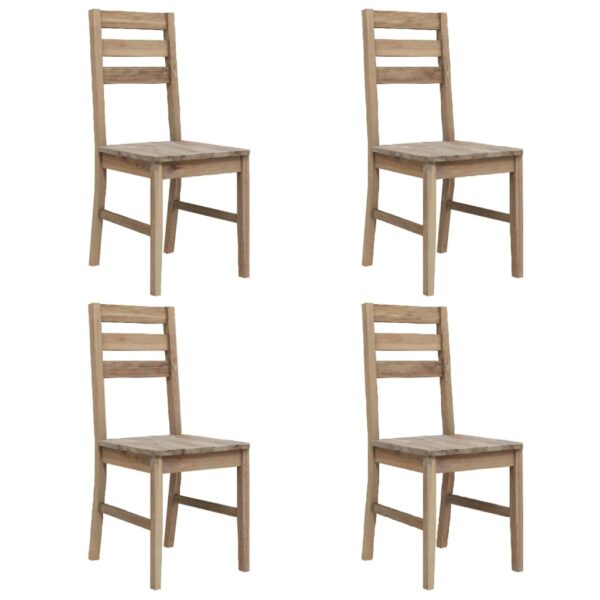 vidaXL Dining Chairs 4 pcs Solid Acacia Wood - Image 2