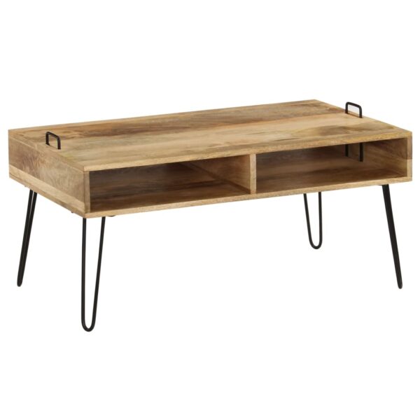 vidaXL Coffee Table Solid Mango Wood 39.4"x23.6"x17.7" - Image 11