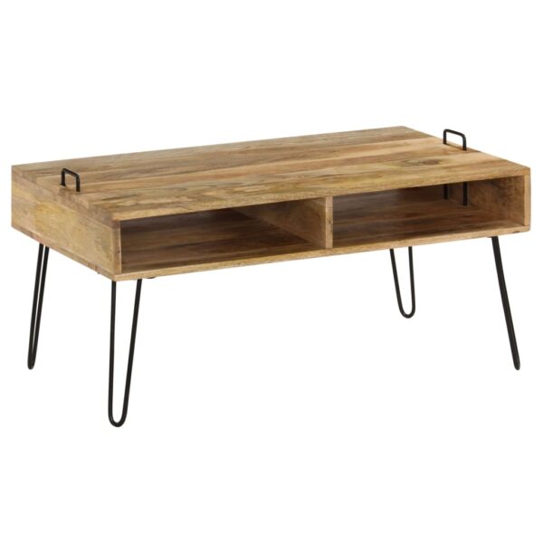 vidaXL Coffee Table Solid Mango Wood 39.4"x23.6"x17.7" - Image 12