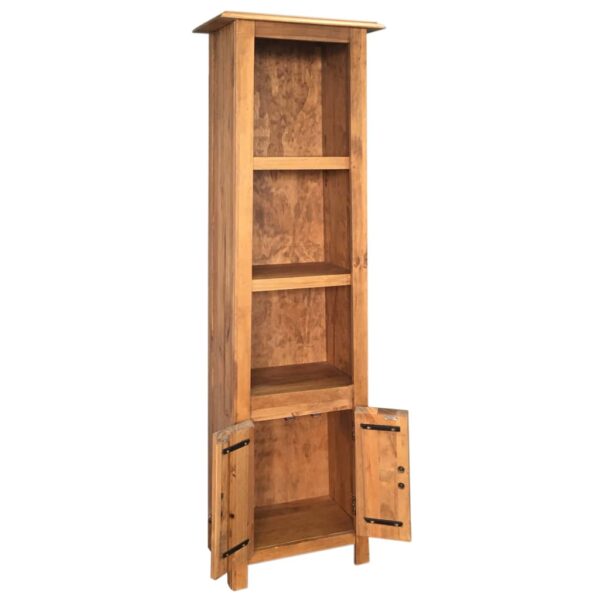 vidaXL Freestanding Bathroom Cabinet Solid Pinewood 18.9"x12.6"x66.9" - Image 4