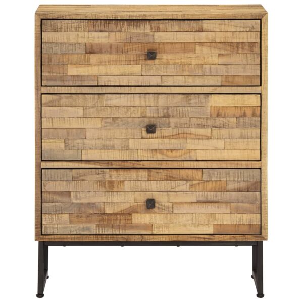 vidaXL Sideboard Reclaimed Teak Wood 23.6"x11.8"x29.5" - Image 2