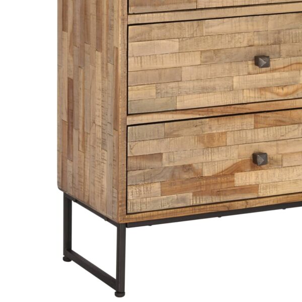 vidaXL Sideboard Reclaimed Teak Wood 23.6"x11.8"x29.5" - Image 8