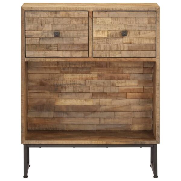 vidaXL Sideboard Reclaimed Teak Wood 23.6"x11.8"x29.5" - Image 2