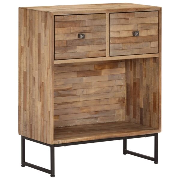 vidaXL Sideboard Reclaimed Teak Wood 23.6"x11.8"x29.5" - Image 11