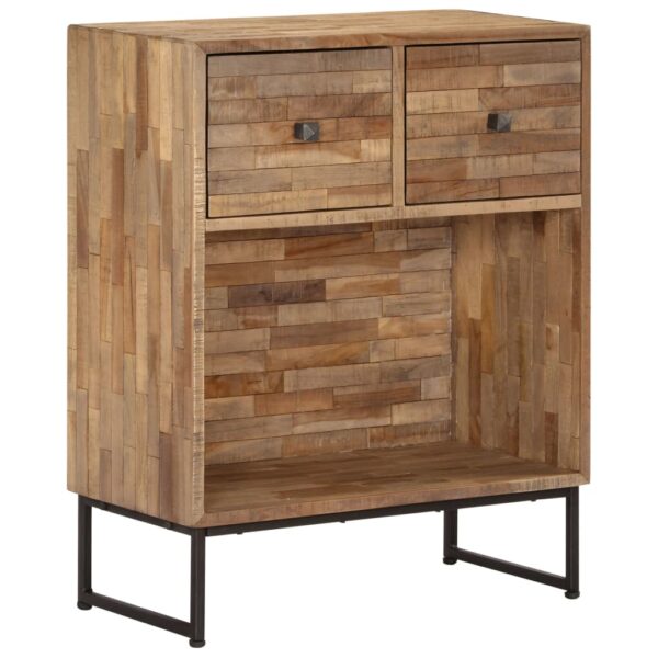 vidaXL Sideboard Reclaimed Teak Wood 23.6"x11.8"x29.5" - Image 12