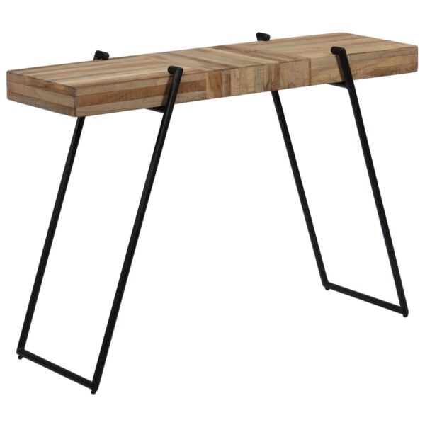 vidaXL Console Table Reclaimed Teak 47.2"x13.7"x31.8" - Image 4