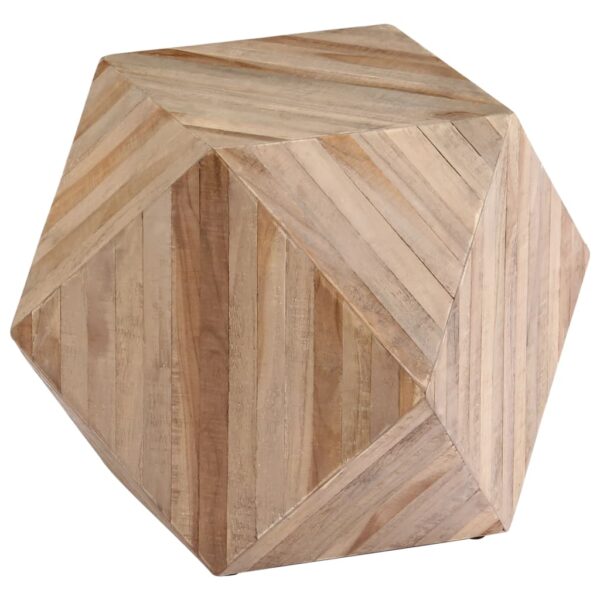 vidaXL Side Table Reclaimed Teak 15.7"x15.7"x15.7"