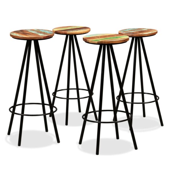 vidaXL Bar Set 5 Pieces Solid Reclaimed Wood - Image 8