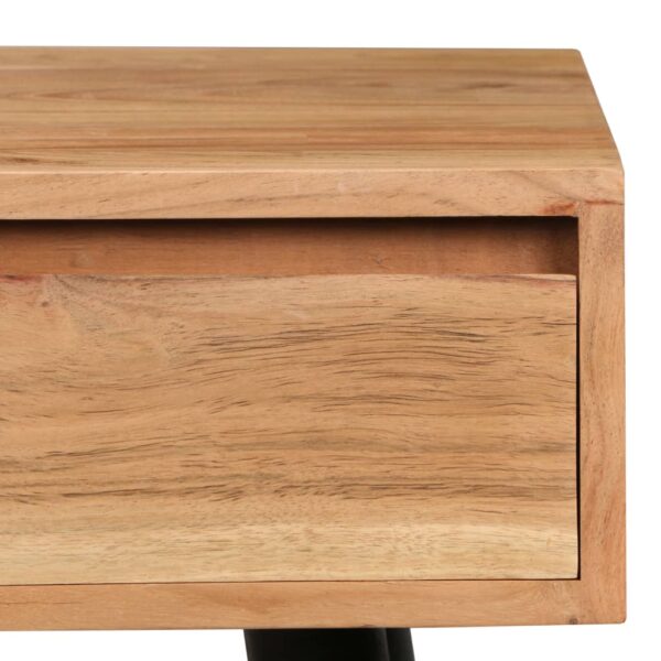 vidaXL Writing Table Solid Acacia Wood 46.5"x17.7"x29.9" - Image 10