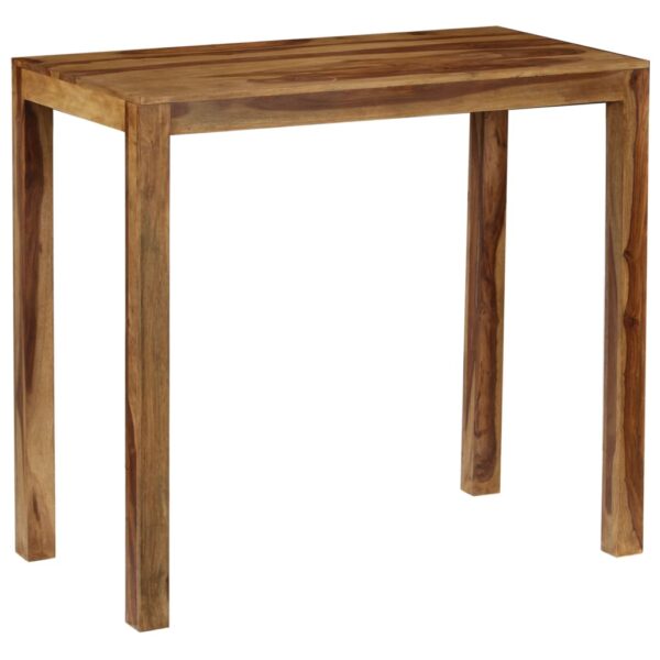 vidaXL Bar Table Solid Sheesham Wood 46.4"x23.6"x42.1"