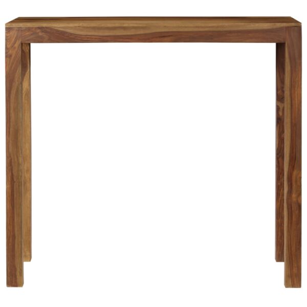 vidaXL Bar Table Solid Sheesham Wood 46.4"x23.6"x42.1" - Image 2