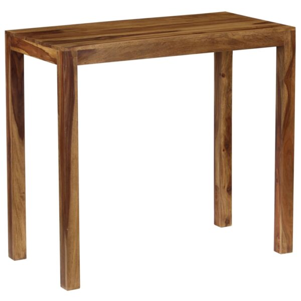 vidaXL Bar Table Solid Sheesham Wood 46.4"x23.6"x42.1" - Image 11