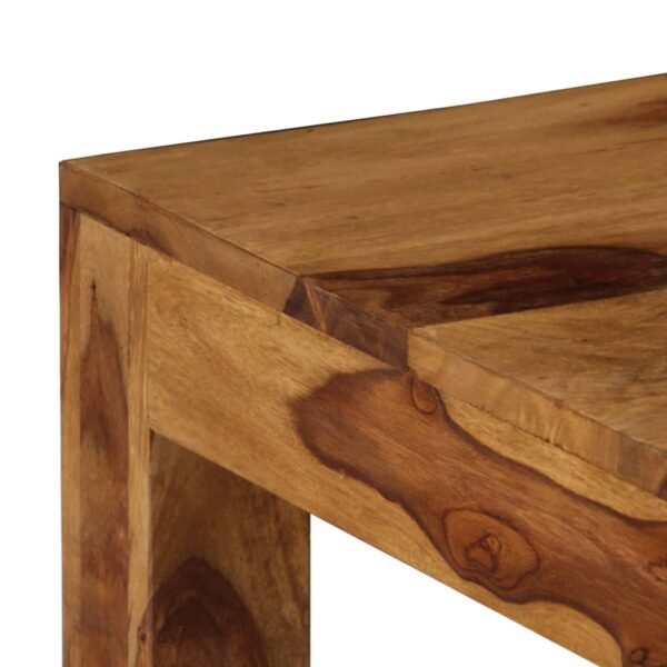 vidaXL Bar Table Solid Sheesham Wood 46.4"x23.6"x42.1" - Image 7