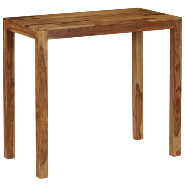 vidaXL Bar Table Solid Sheesham Wood 46.4"x23.6"x42.1" - Image 10