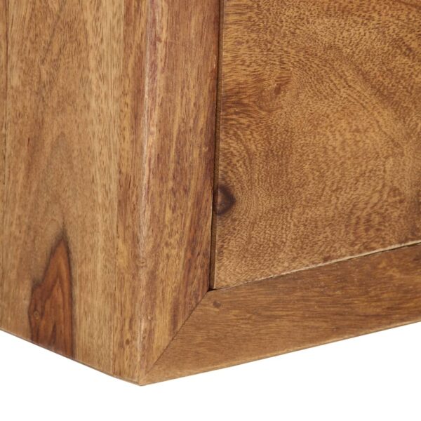 vidaXL Bedside Table Solid Sheesham Wood 15.7"x11.8"x13.8" - Image 7