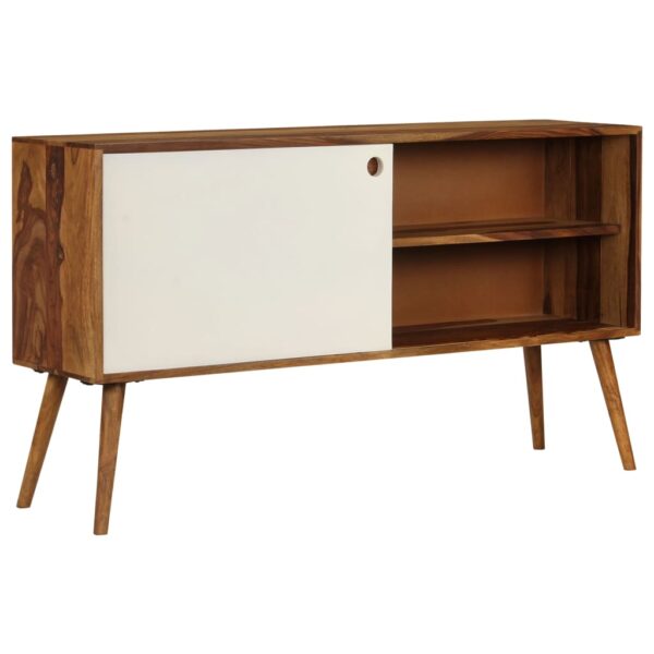 vidaXL Sideboard Solid Sheesham Wood 46.5"x11.8"x26" - Image 3